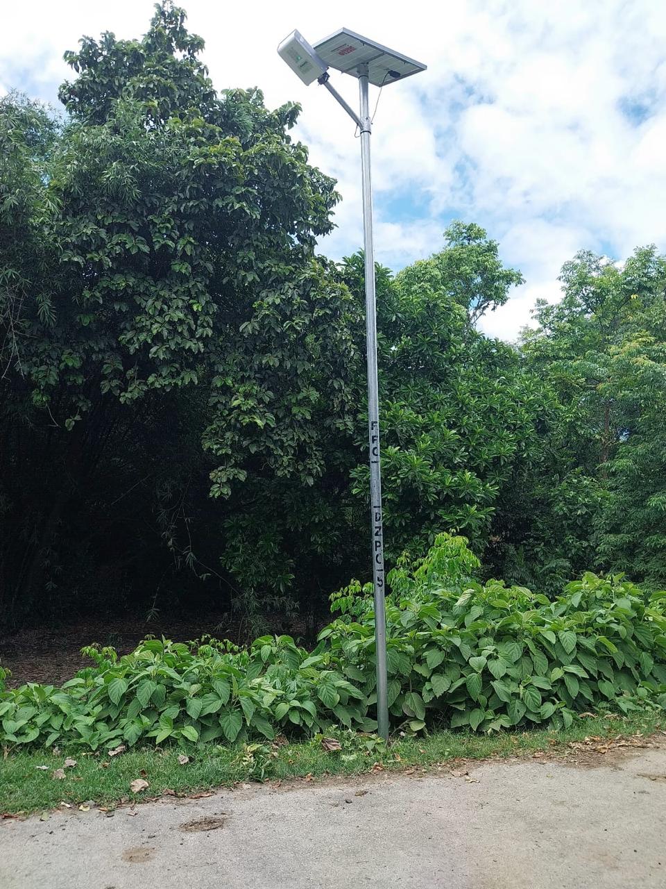 Solar Street Light Installation