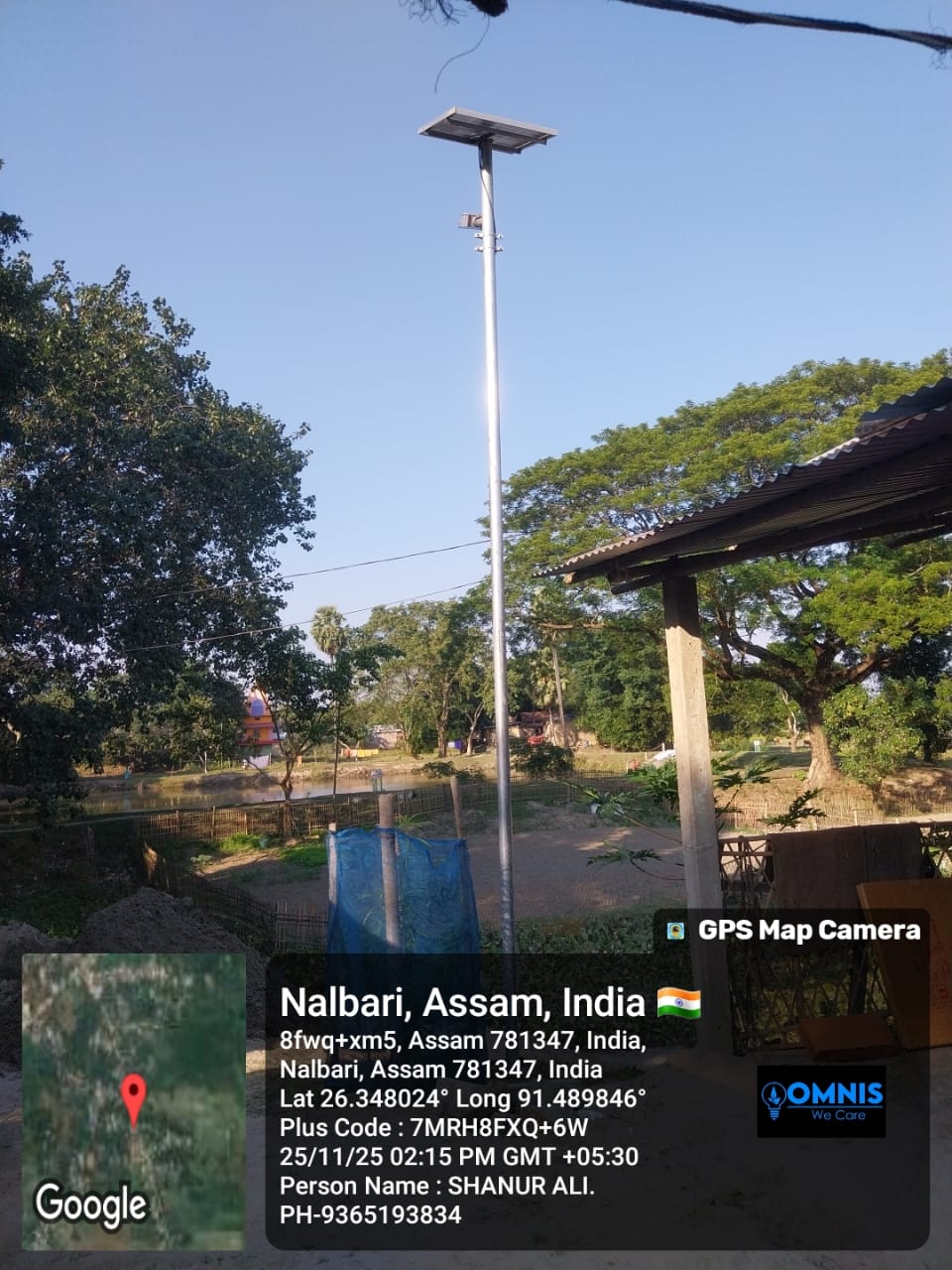 Solar Street Light Installation